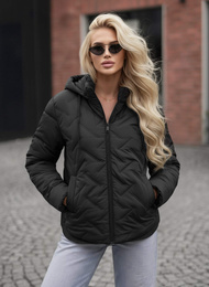 Geacă de femei neagra OZONEE JS/16M9300/392Z