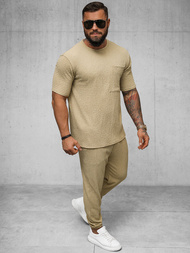 Tricou bărbați camel OZONEE O/Y960T