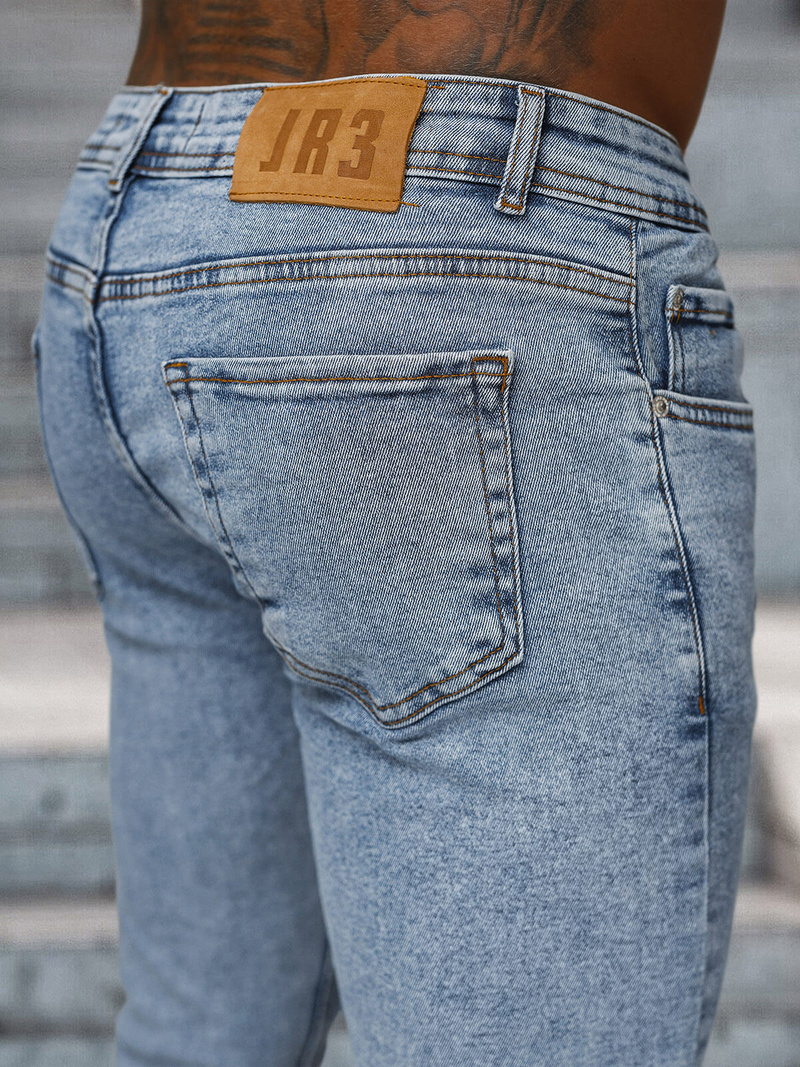 Blugi bărbaţi albaștri OZONEE O/2339/2