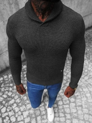 Pulover bărbați antracit OZONEE NB/MM6018/3