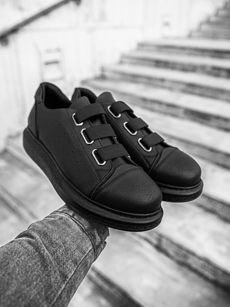 Sneakers pentru Barbati negri OZONEE CH/253