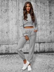 Trening dama doua piese gri OZONEE JS/8C78/2Z