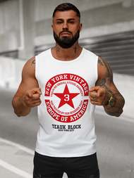 Maiou bărbați alb OZONEE JS/8B1721/1Z