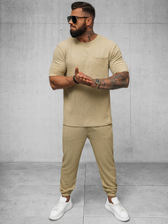 Tricou bărbați camel OZONEE O/Y960T