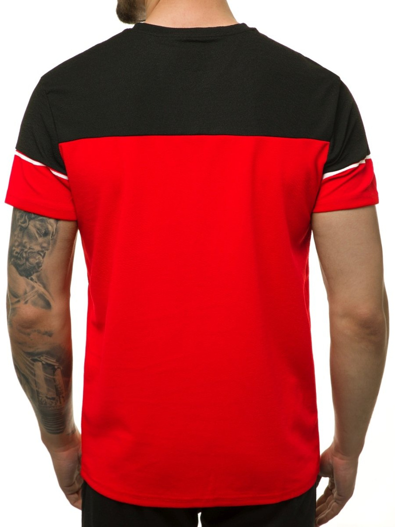 Tricou bărbați rosii OZONEE JS/SS11002