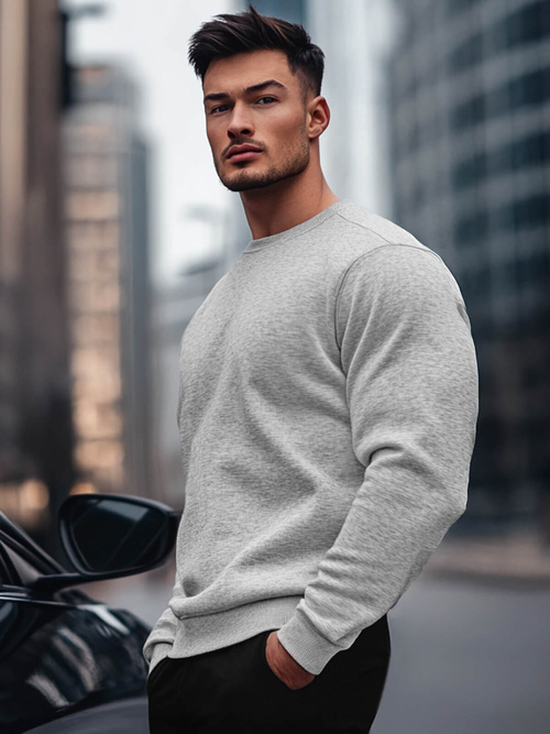 Hanorac bărbați gri OZONEE JS/2001-10Z