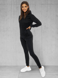Trening dama doua piese negru OZONEE JS/CKW02