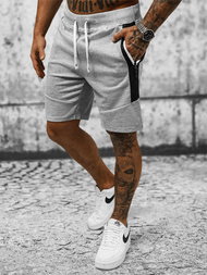 Pantaloni scurți sport bărbați gri OZONEE JS/8K936