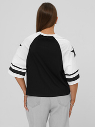 Tricou femei negri OZONEE JS/R62493