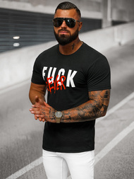 Tricou bărbați negru OZONEE O/T1267/3