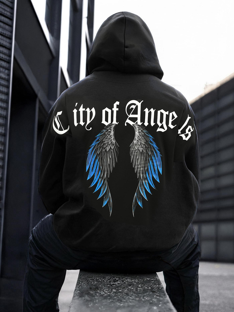 Hanorac bărbați negru OZONEE JS/21B1901/3