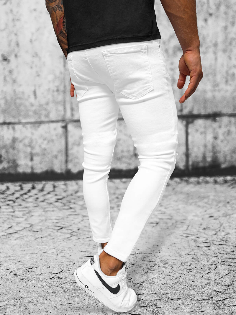 Blugi Bărbaţi Albi OZONEE E/5391/01