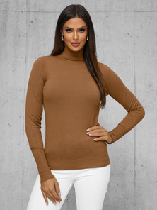 Pulover de dama camel OZONEE JS/8009/7