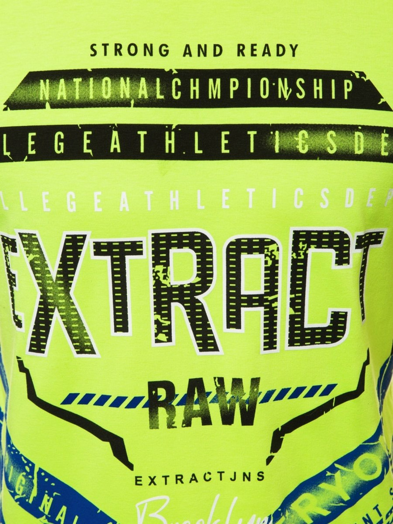 Tricou bărbați verde OZONEE JS/SS10963