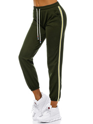 Pantaloni de training femei kaki OZONEE JS/1020/B7