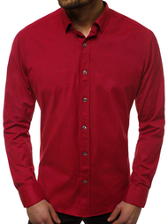 Cămașă bărbați roșie OZONEE B/K59