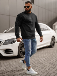 Hanorac bărbați negru OZONEE JS/8B1361/3