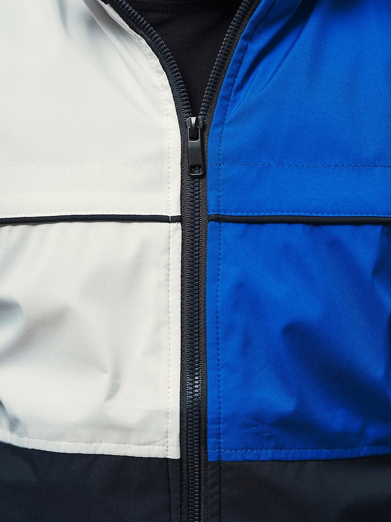 Jachetă de primăvară bărbați albastru marin OZONEE JS/84M3003/215