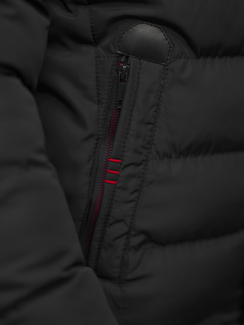 Jachetă bărbați neagră OZONEE JB/JP1185Z