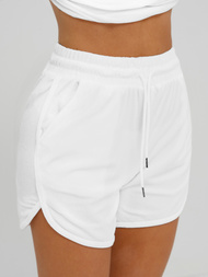 Compleu dama din catifea alb OZONEE JS/35C1717/1