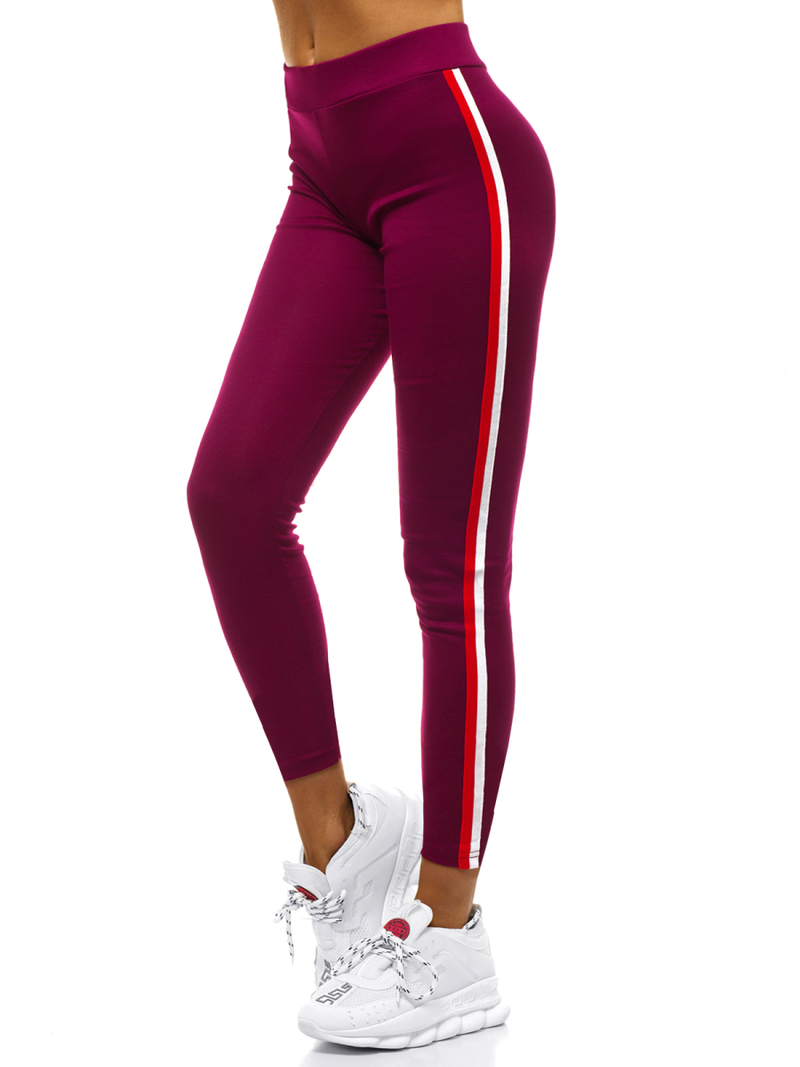 Colanţi femei bordo OZONEE JS/1036/A13