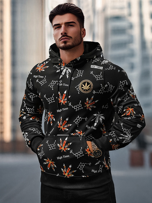 Hanorac bărbați negru OZONEE O/B266Z