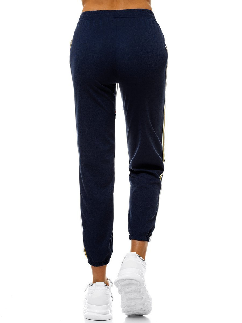 Pantaloni de training dame albastru marin OZONEE JS/1020/B4