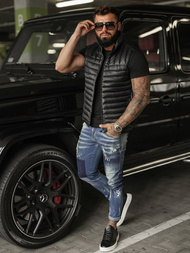 Vestă bărbați neagră OZONEE JS/16M9298/392BZ