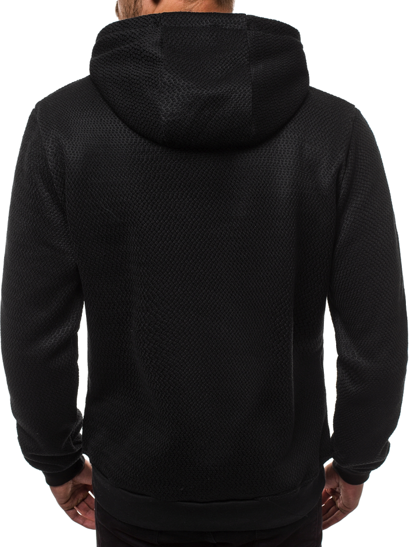 Hanorac bărbați neagră OZONEE JS/KS1936Z