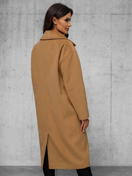 Palton de dama camel OZONEE JS/11Z8161