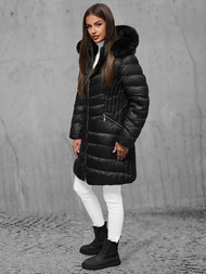 Geacă damă neagra OZONEE JS/5M3162/392