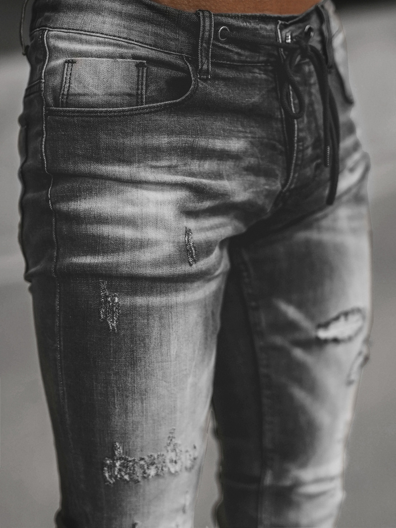 Pantaloni bărbați gri OZONEE NB/MP0005GZ