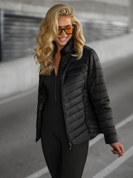 Jachetă de femei negru OZONEE JS/16M9230/392