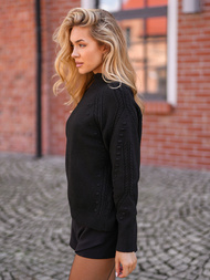 Pulover dama negru OZONEE JS/53B5201/3