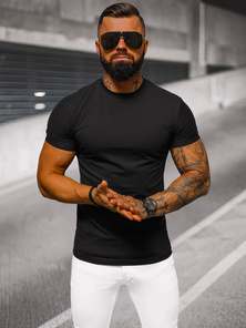 Tricou bărbați negru OZONEE NB/MT3001Z