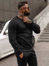 Compleu sport bărbaţi negru OZONEE JS/68C10380/3Z