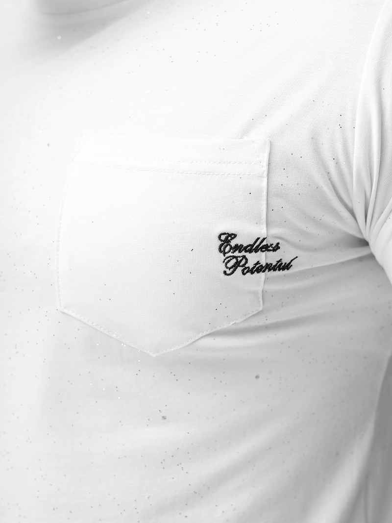 Tricou bărbați alb OZONEE O/QQ1387
