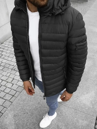 Jachetă bărbați neagră OZONEE JS/M792/392