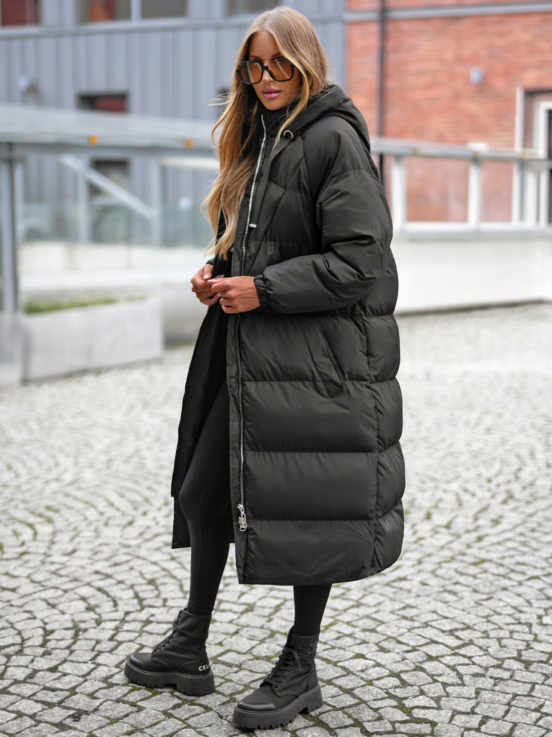 Geacă de femei neagra OZONEE JS/5M3163/392Z