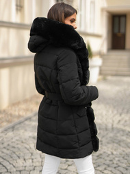 Geacă de femei neagra OZONEE JS/11Z8096Z