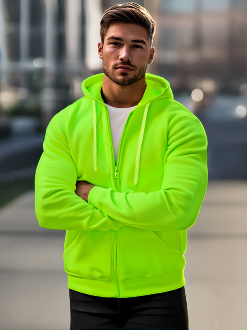 Hanorac bărbați neon verde OZONEE JS/2008Z