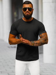 Tricou bărbați negru OZONEE O/7766T