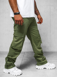 Pantaloni cargo relaxed bărbaţi kaki OZONEE O/G3016Z