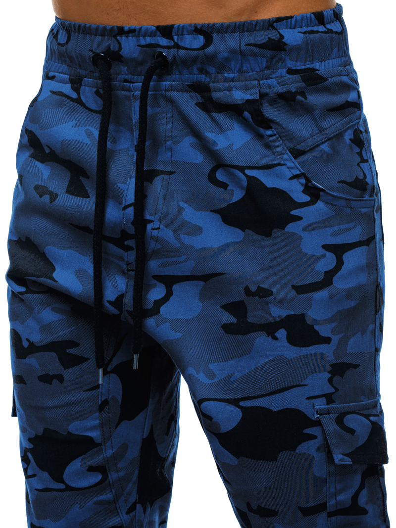 Pantaloni jogger bărbați bleumarin OZONEE A/404