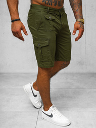 Pantaloni scurti chino bărbați verde OZONEE NB/MP0188MV