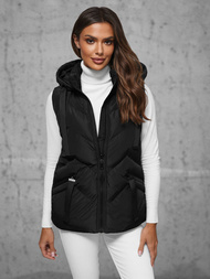 Vestă femei neagră OZONEE JS/5M3176/392