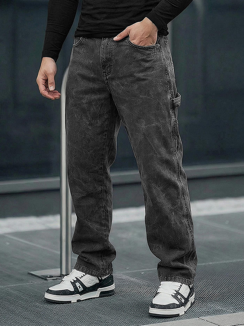 Blugi bărbaţi antracit OZONEE O/KK2828/5Z