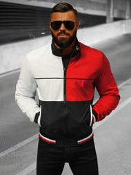 Jachetă de primăvară bărbați neagră OZONEE JS/84M3003/392