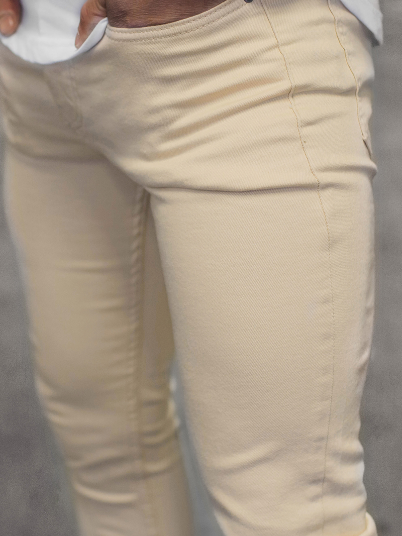 Blugi pentru barbati bej/A OZONEE DP/583