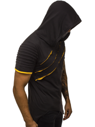Tricou bărbați negru-galben OZONEE O/1187XZ